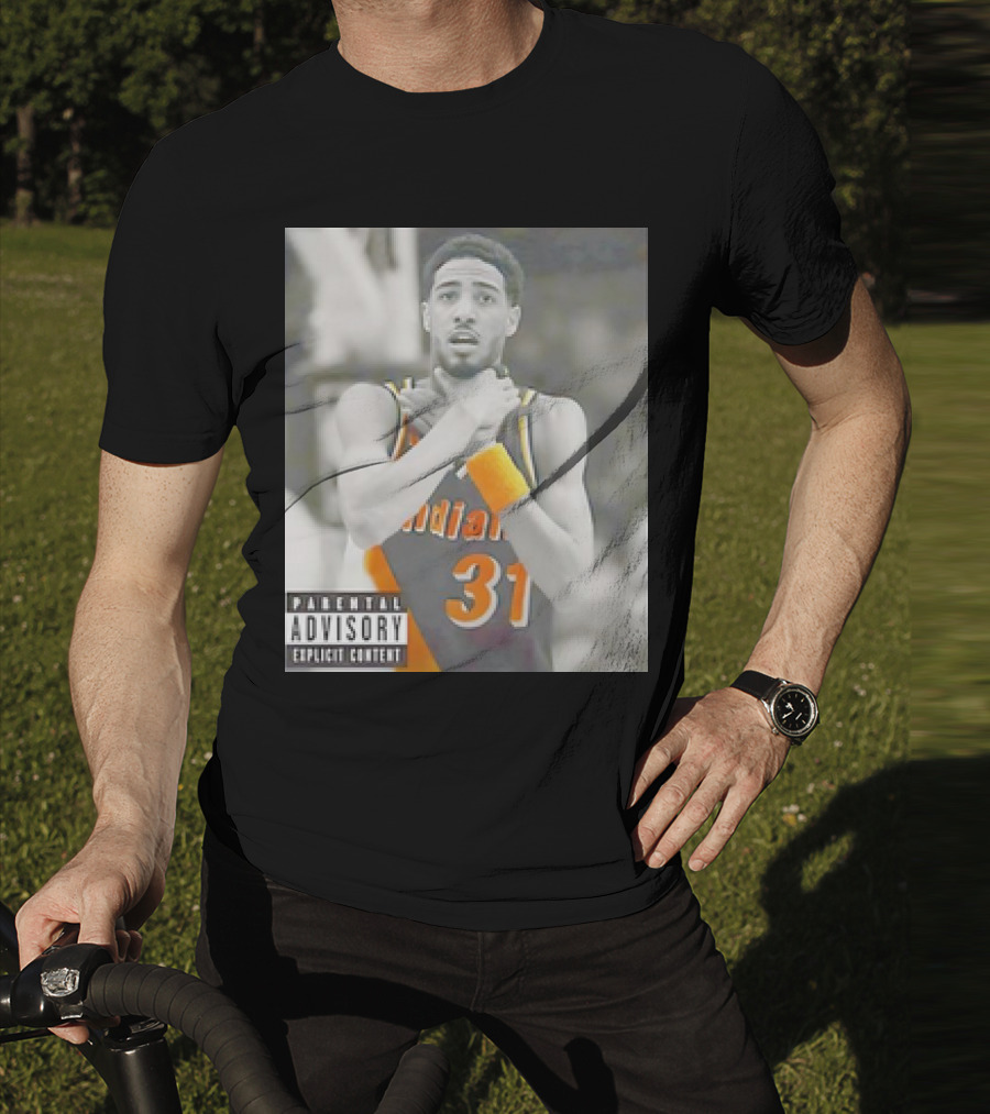 Tyrese Haliburton X Reggie Miller Indiana Pacers Knicks Killers Parental Advisory 31 T-Shirt