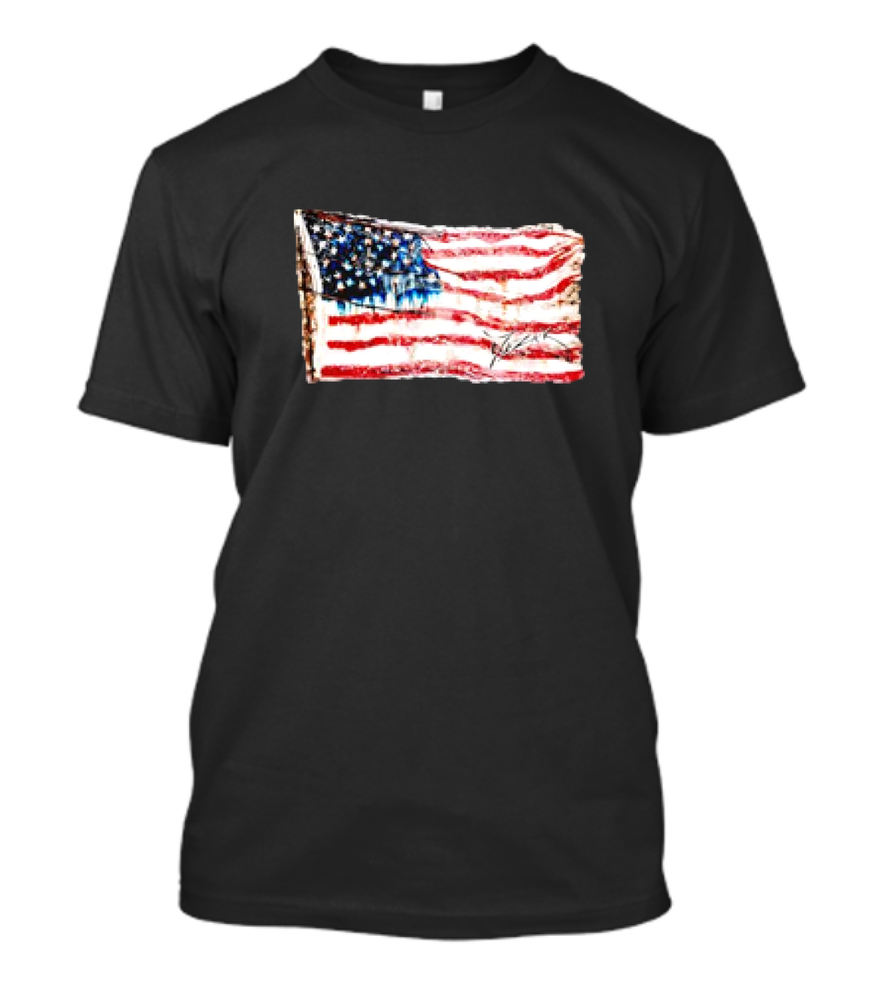 Mezak Art Old Glory US Flag Classic American T-Shirt