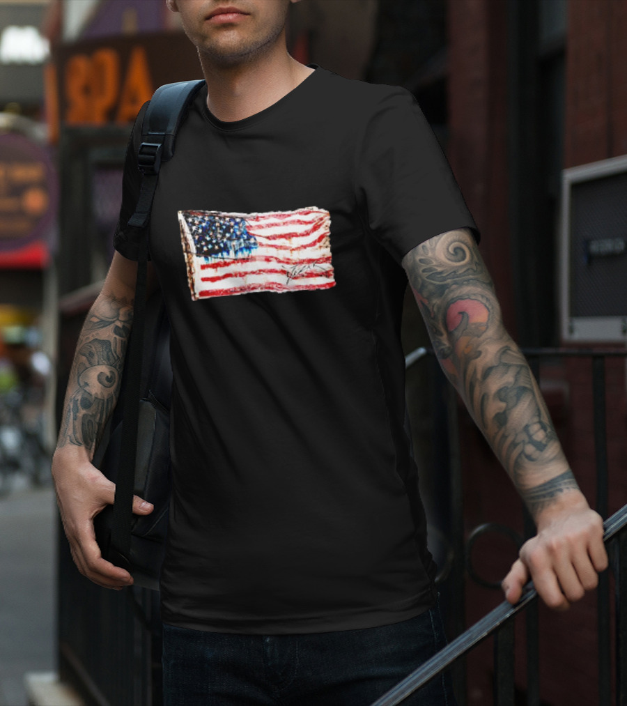 Mezak Art Old Glory US Flag Classic American T-Shirt