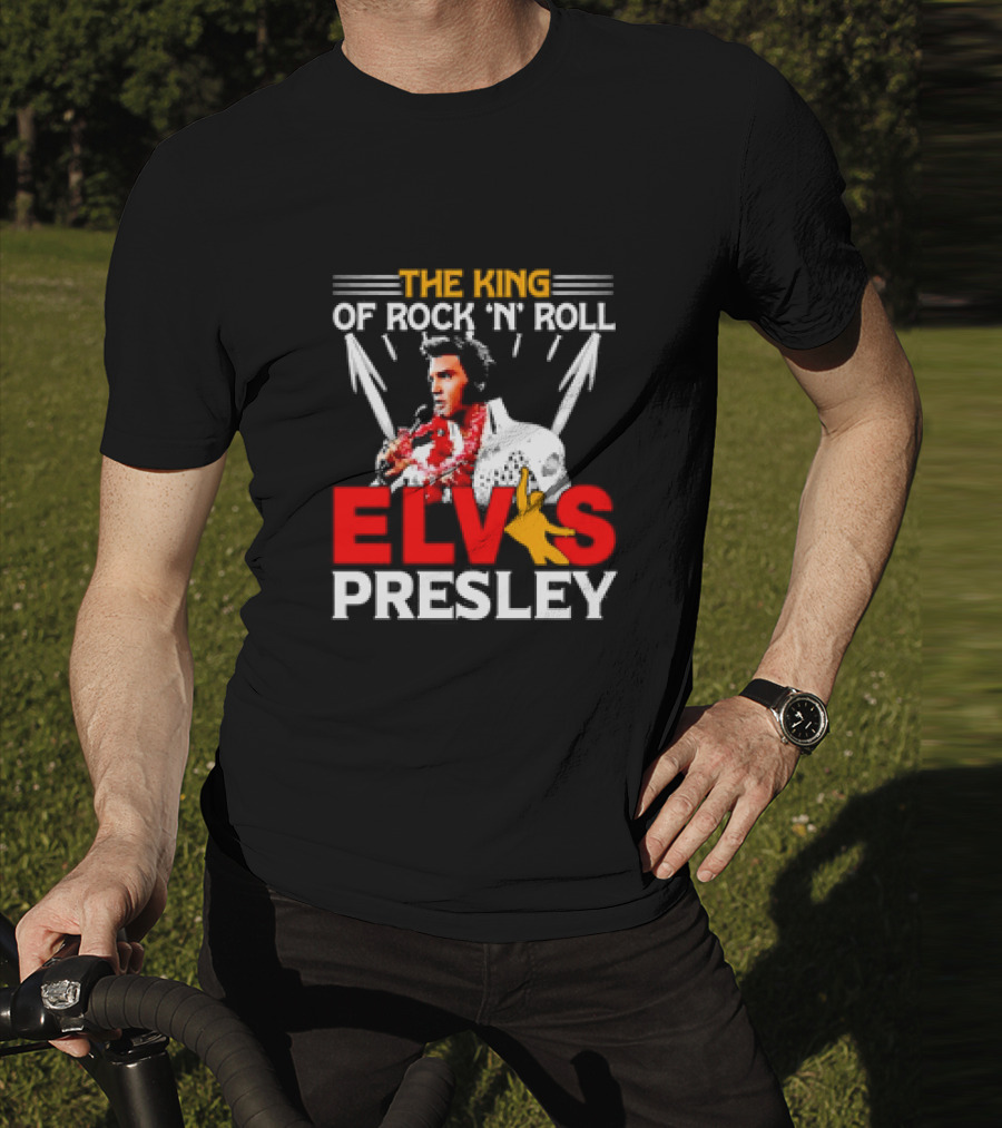 The King Of Rock 'N' Roll Elvis Presley Retro T-Shirt
