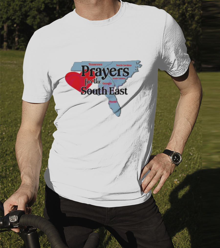 Prayers For The South East Hurricane Helene Survive Tennessee North Carolina Georgia South Carolina Florida T-Shirt