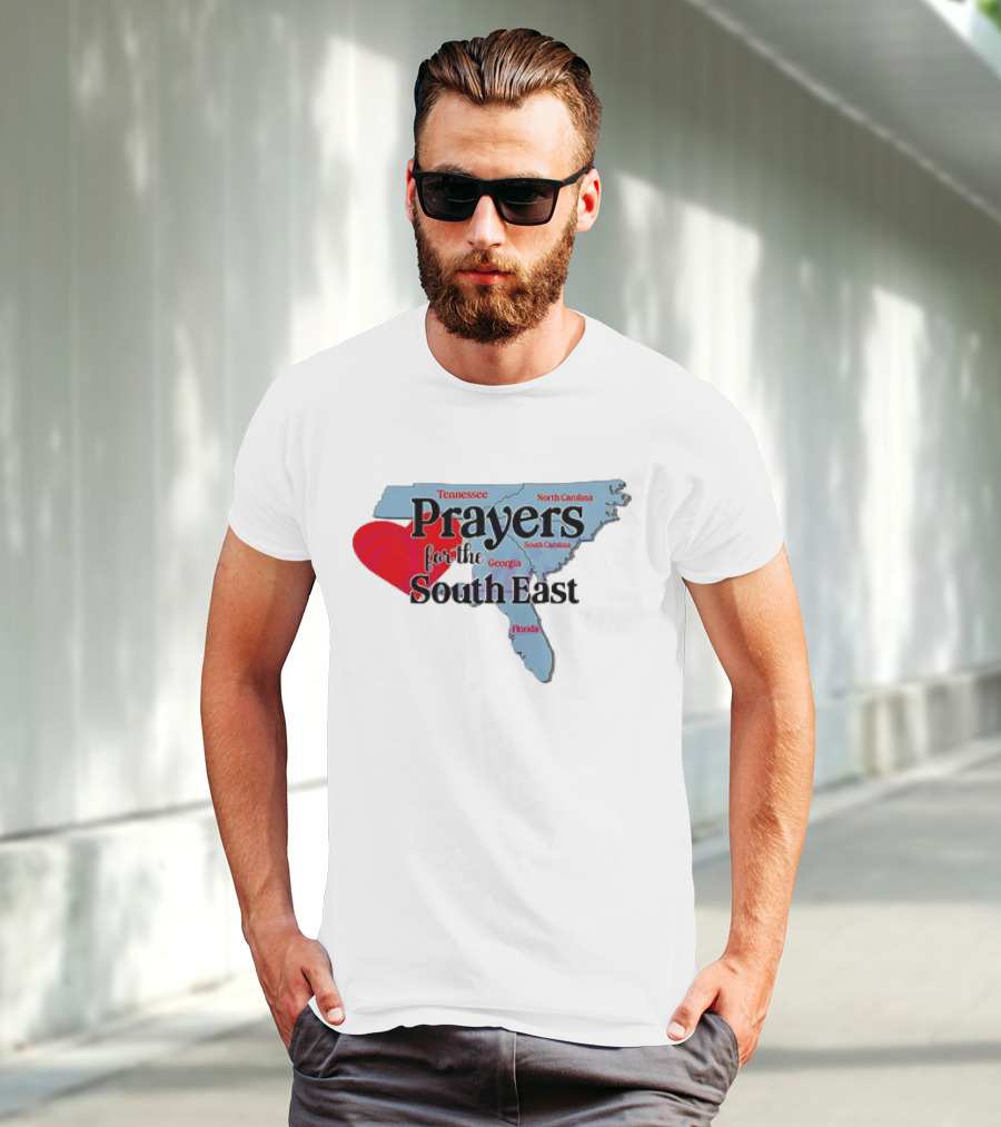 Prayers For The South East Hurricane Helene Survive Tennessee North Carolina Georgia South Carolina Florida T-Shirt