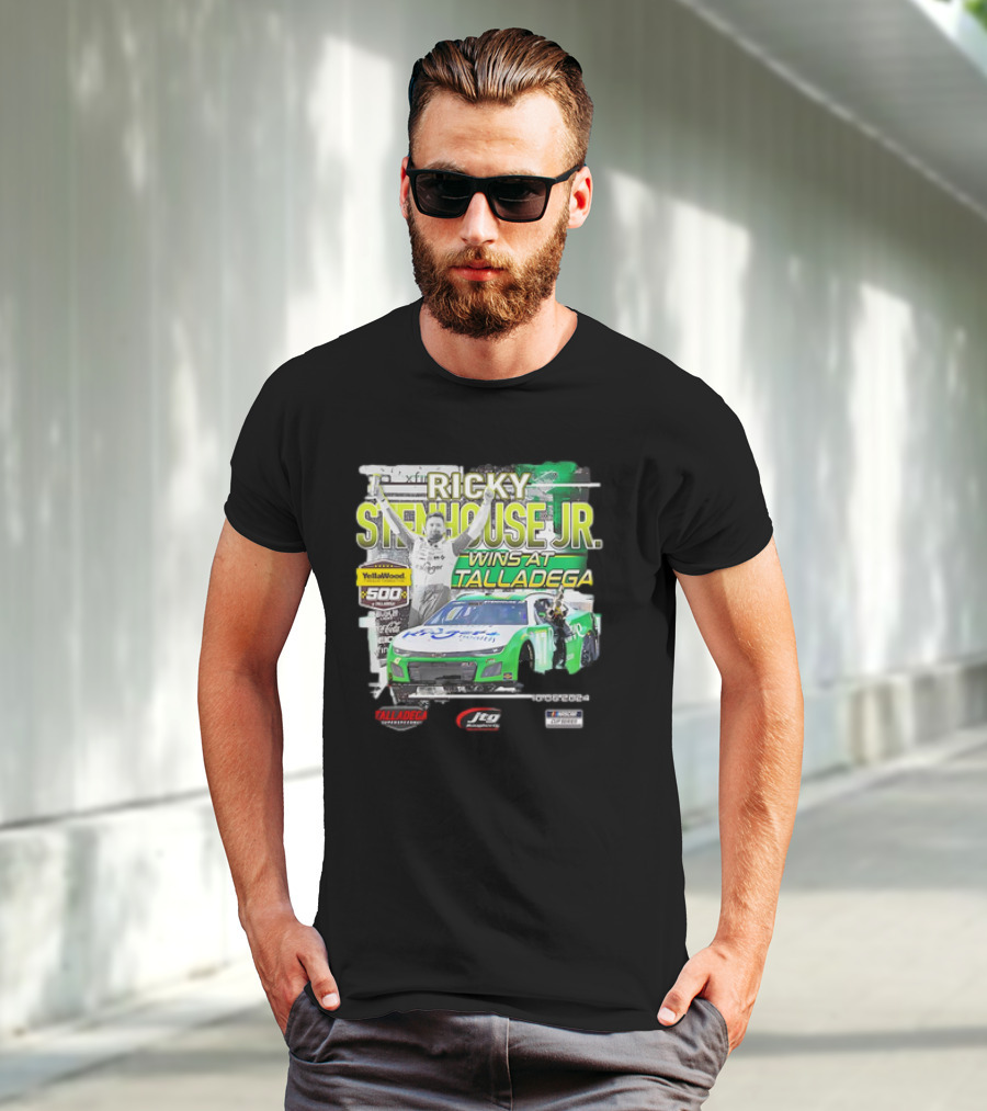 Ricky Stenhouse Jr. Wins At Talladega YellaWood 500 Race T-Shirt