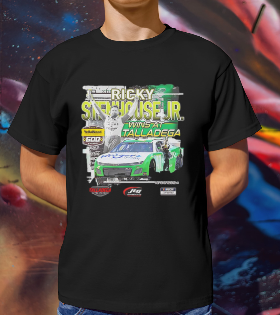 Ricky Stenhouse Jr. Wins At Talladega YellaWood 500 Race T-Shirt