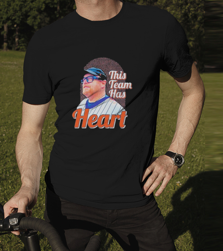 Frank Fleming This Team Has Heart New York Mets T-Shirt