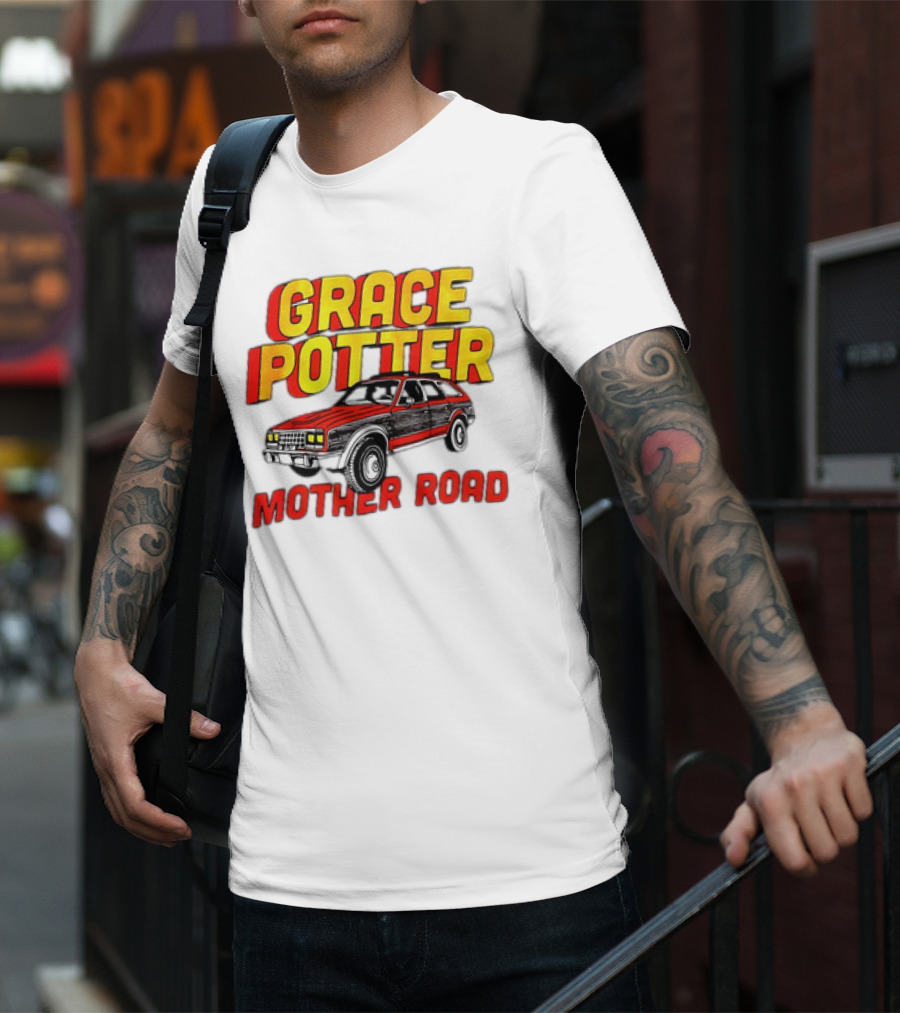 Grace Potter Mother Road Retro Car T-Shirt