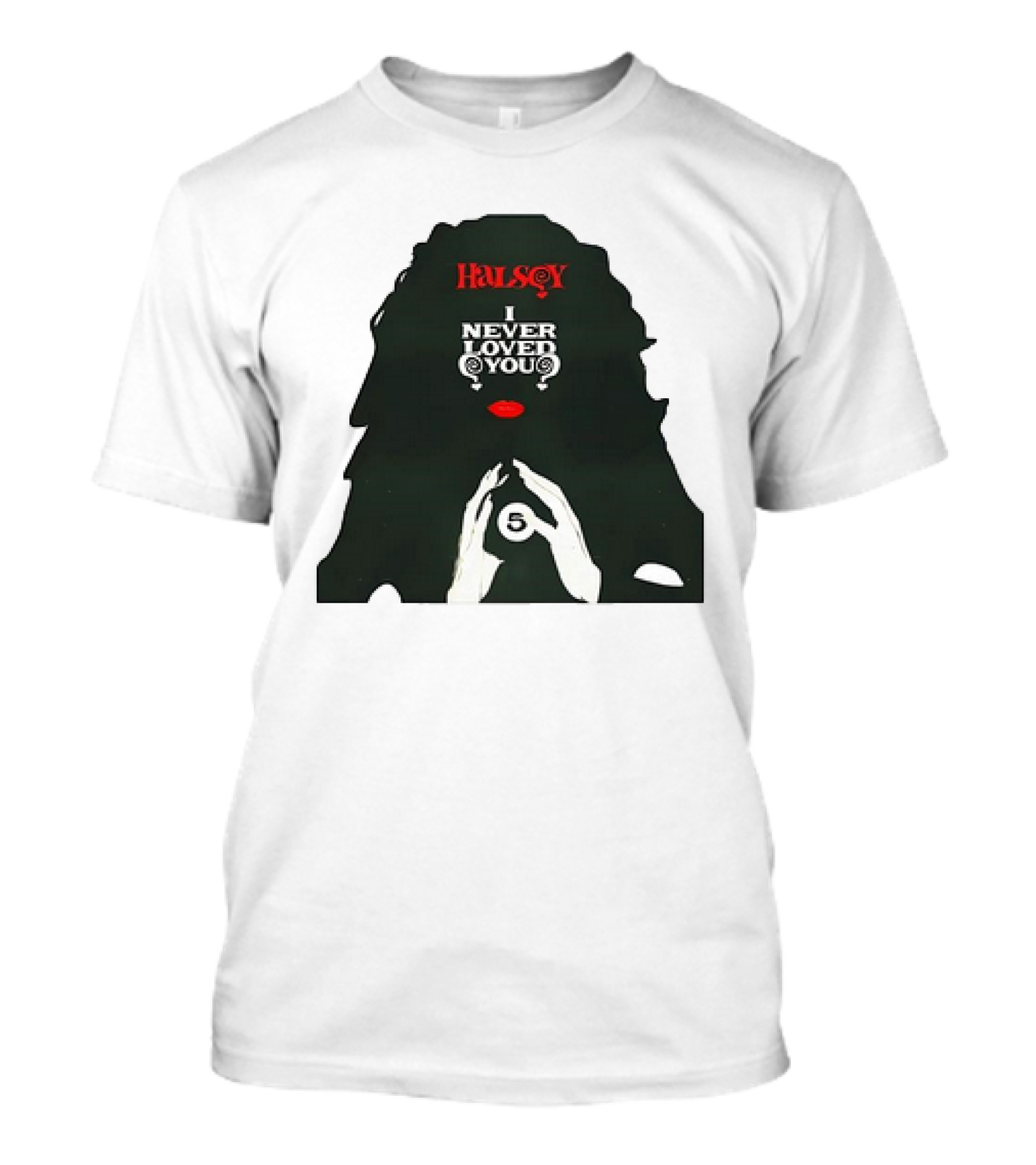 Halsey I Never Loved You 5 Ball Hands T-Shirt