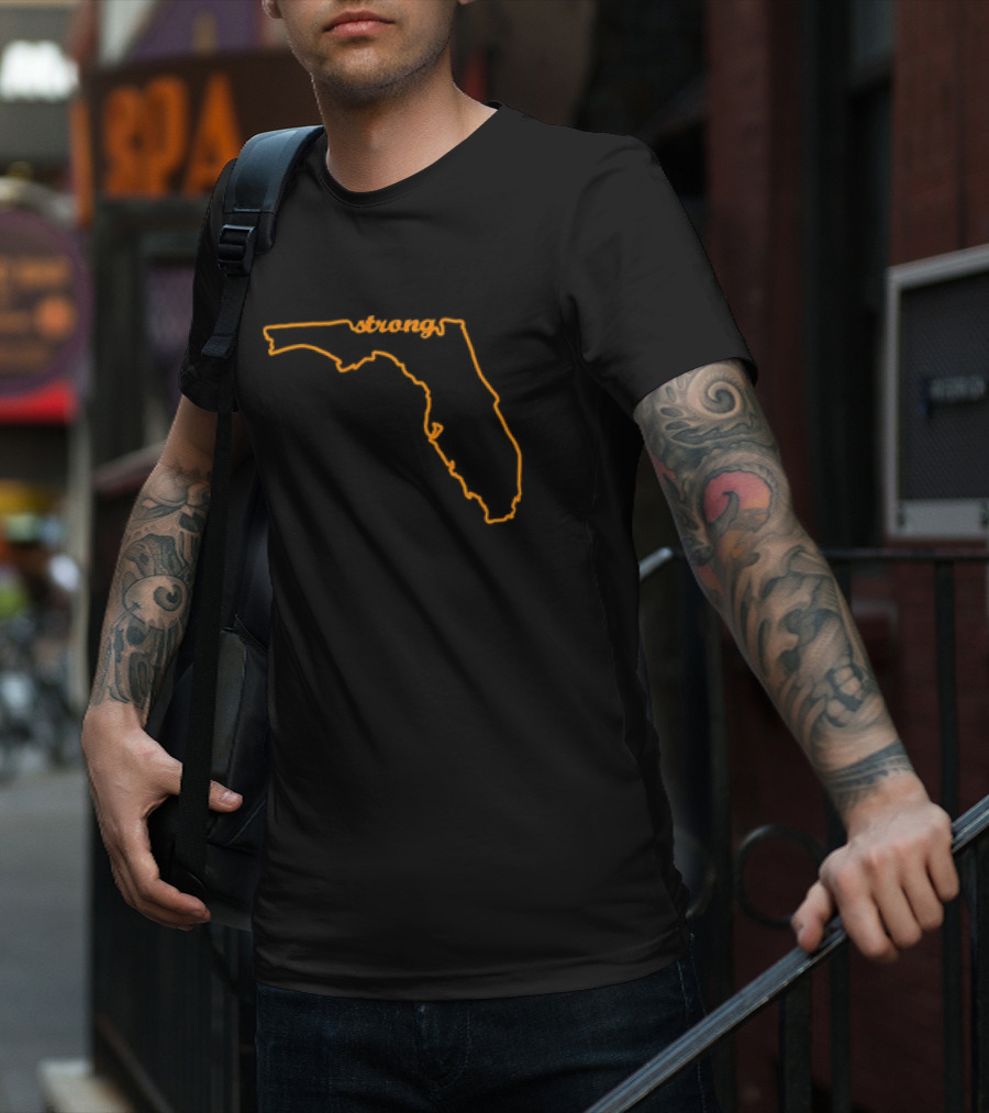 Strong Florida State Outline Classic T-Shirt