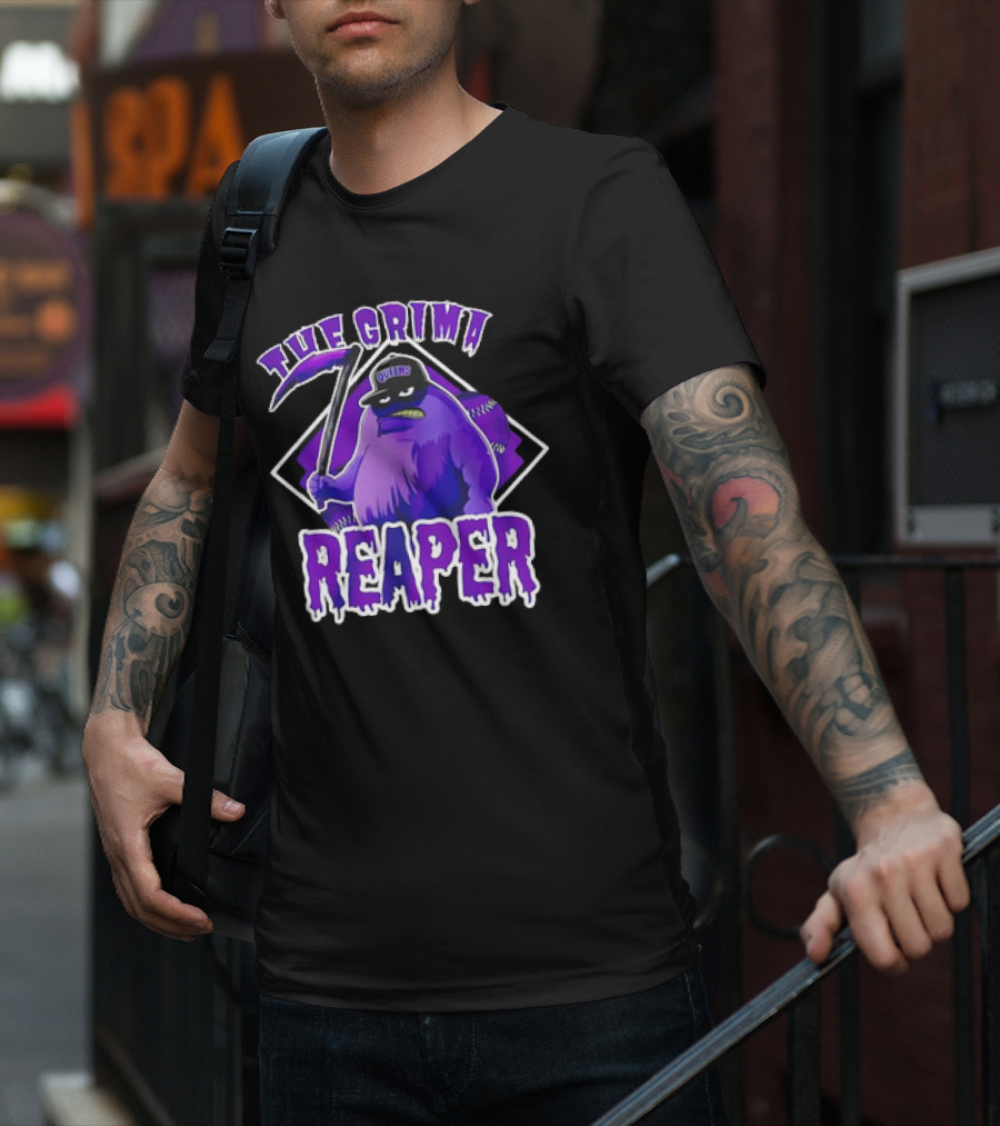 New York Mets The Grima Reaper Queens Baseball Character T-Shirt