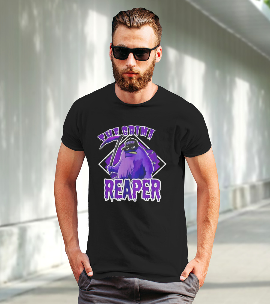 New York Mets The Grima Reaper Queens Baseball Character T-Shirt