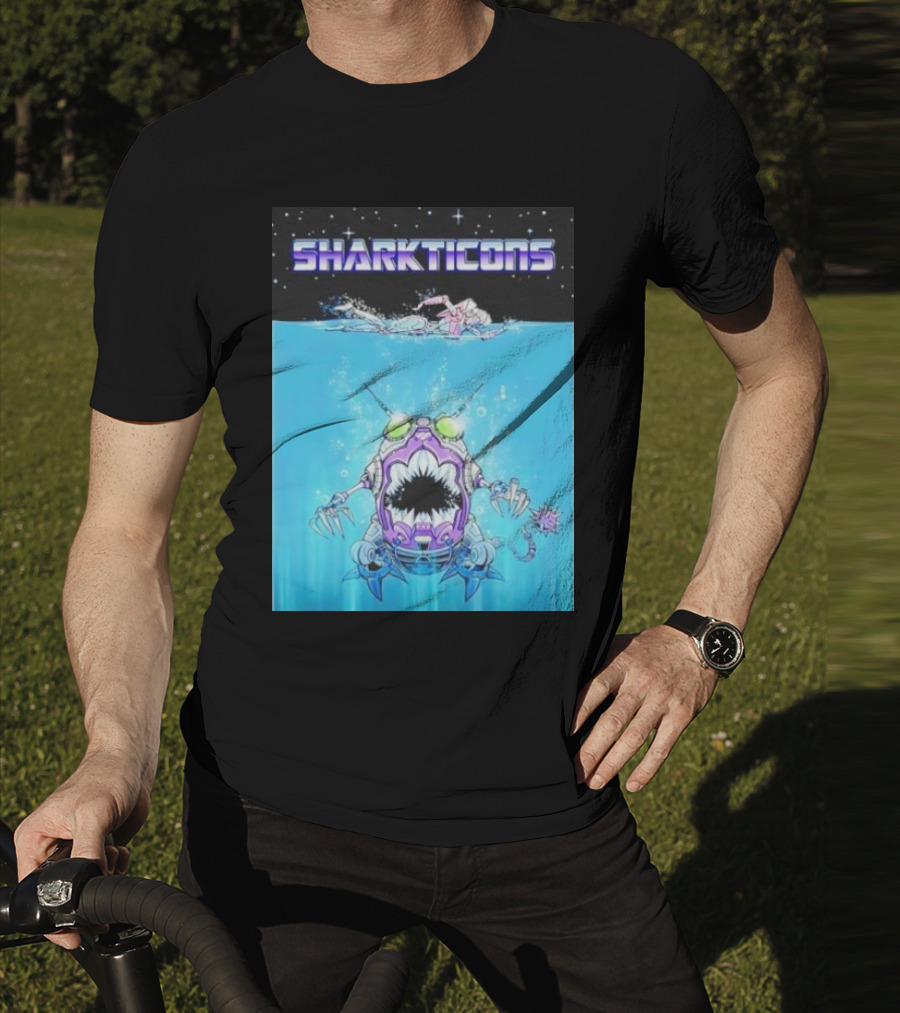 Sharkticons Underwater Robot Monsters T-Shirt