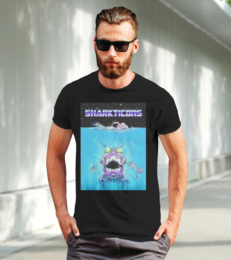 Sharkticons Underwater Robot Monsters T-Shirt