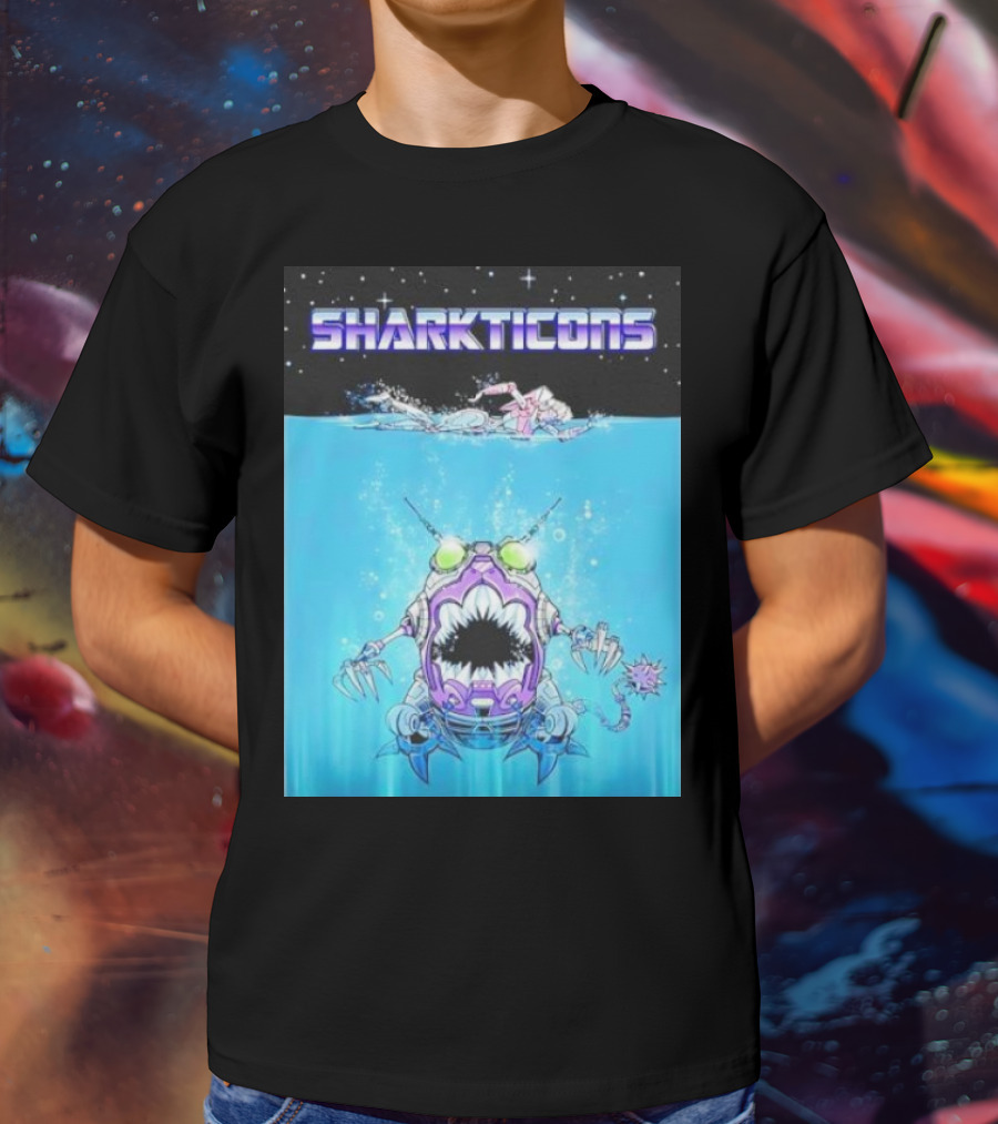 Sharkticons Underwater Robot Monsters T-Shirt