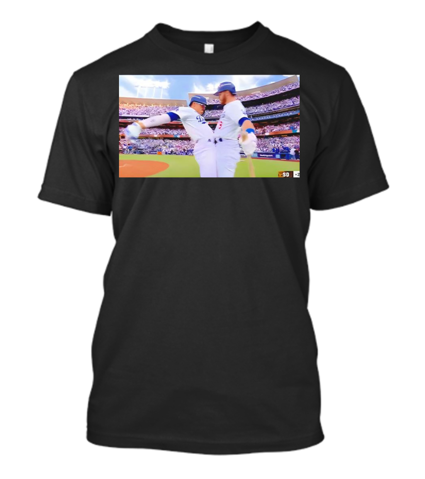 Kike Hernandez Gavin Lux Dodgers T-Shirt