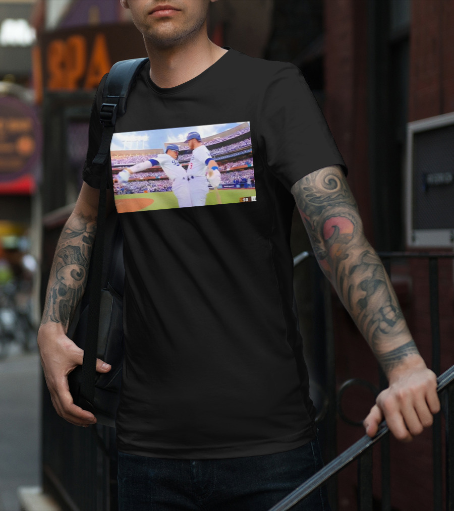 Kike Hernandez Gavin Lux Dodgers T-Shirt