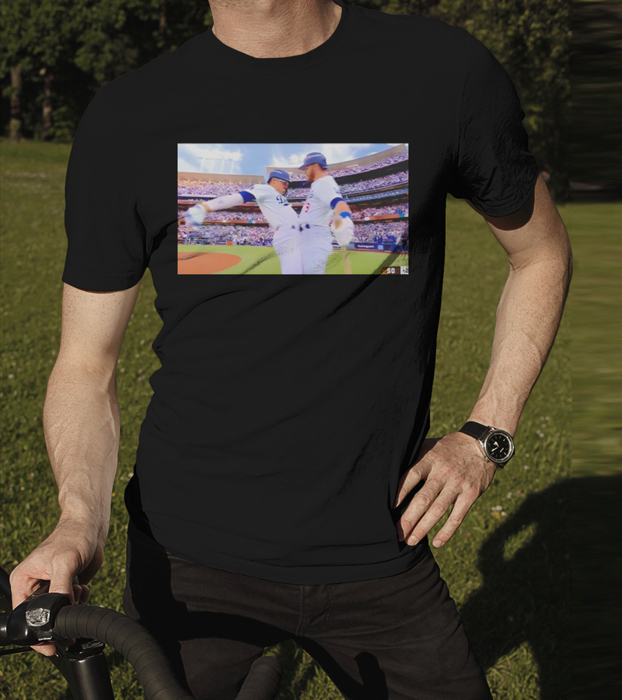 Kike Hernandez Gavin Lux Dodgers T-Shirt