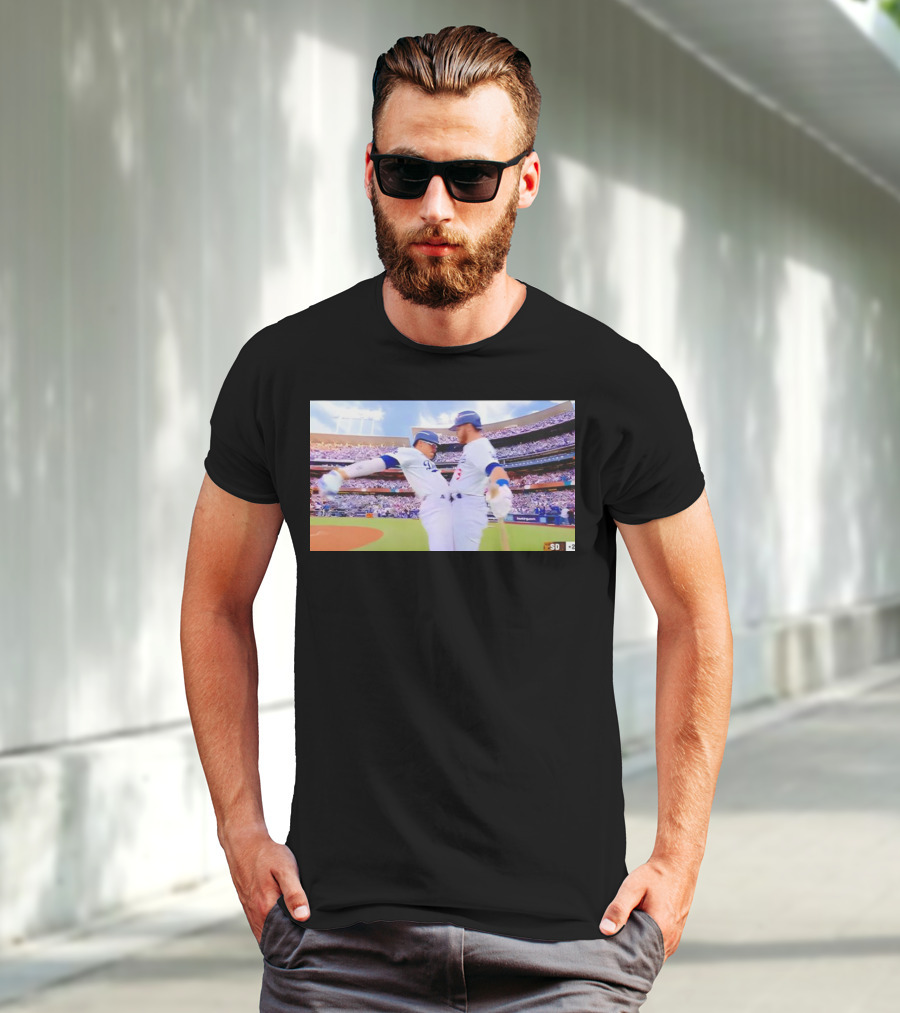 Kike Hernandez Gavin Lux Dodgers T-Shirt