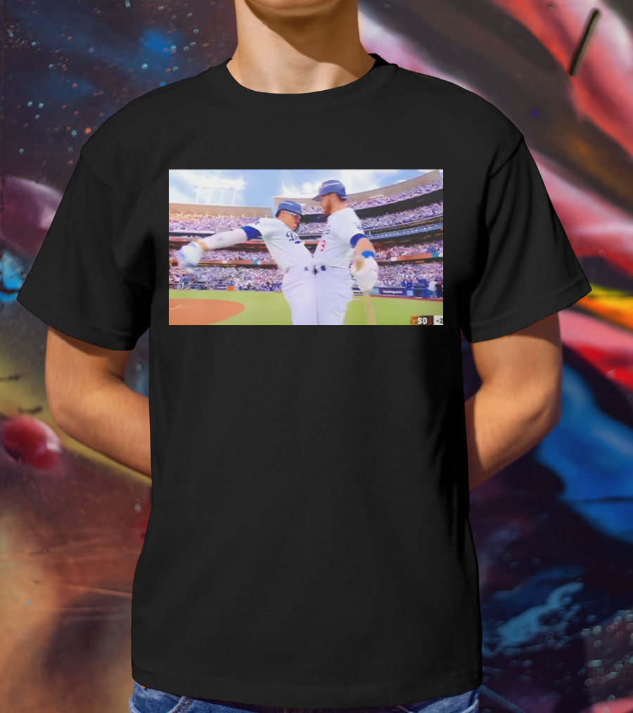 Kike Hernandez Gavin Lux Dodgers T-Shirt