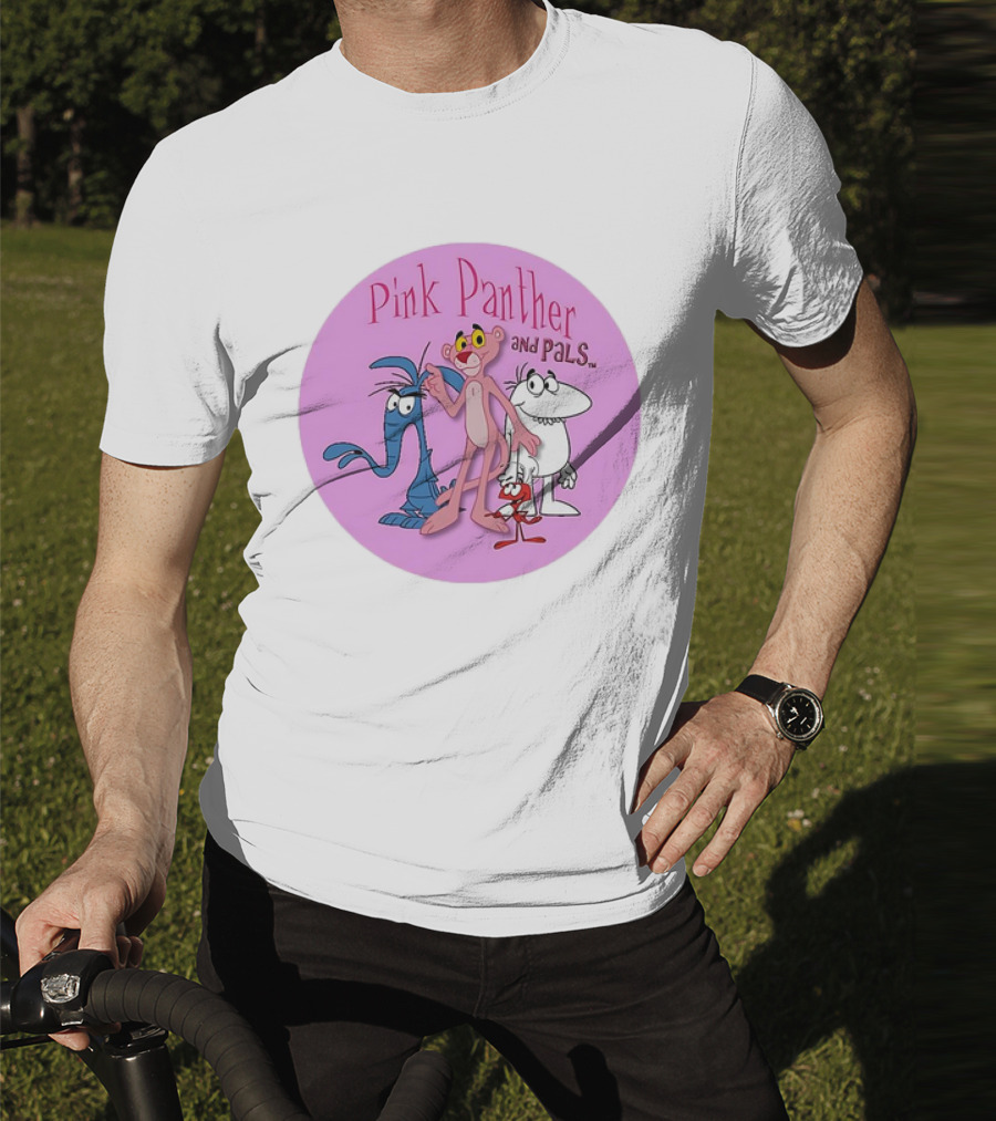 Pink Panther And Pals Circle Cartoons T-Shirt