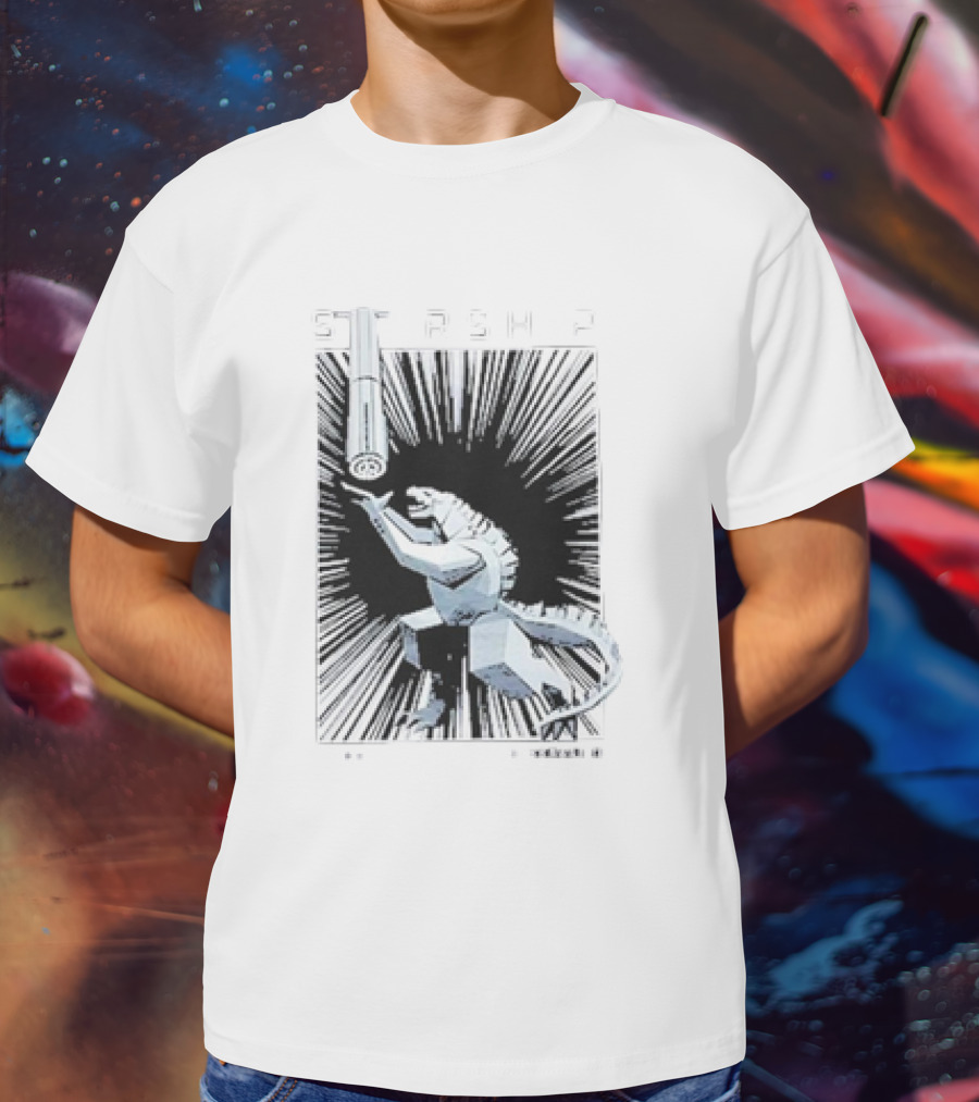 Starship Flight 5 Mecha Dinosaur Space Adventure T-Shirt