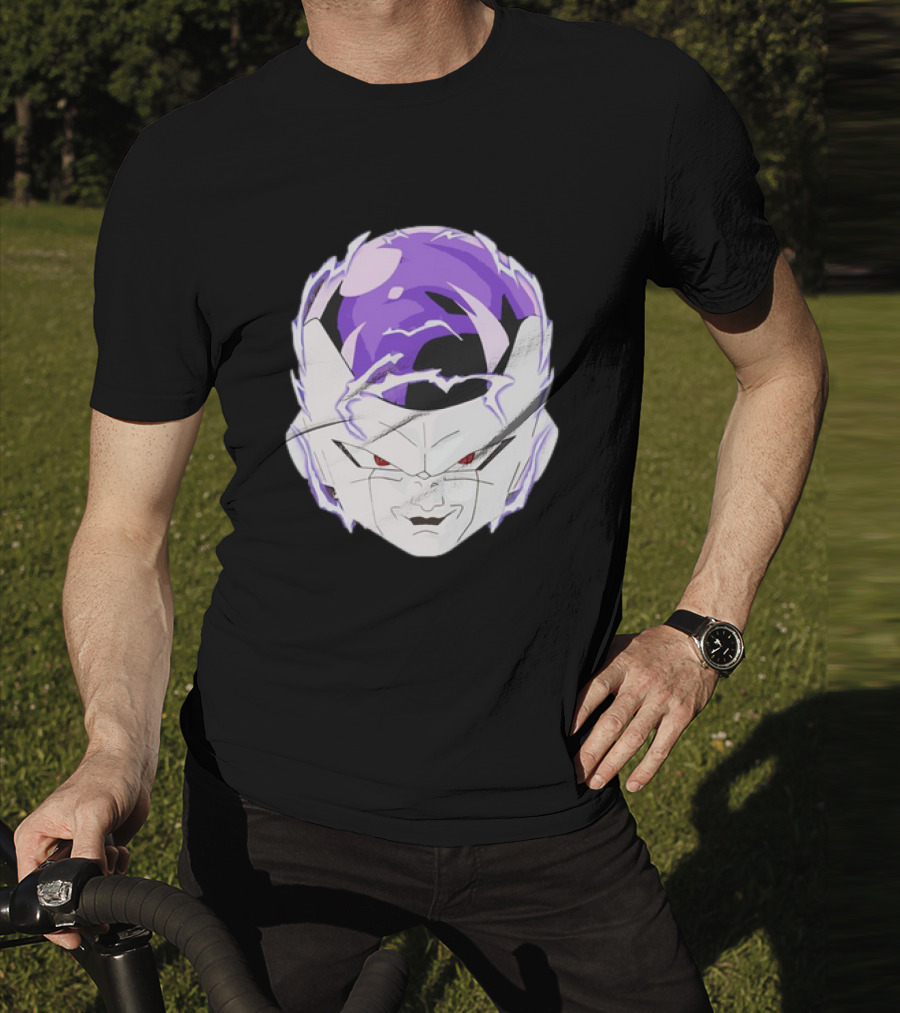 Frieza Dragon Ball Face With Purple Accents T-Shirt