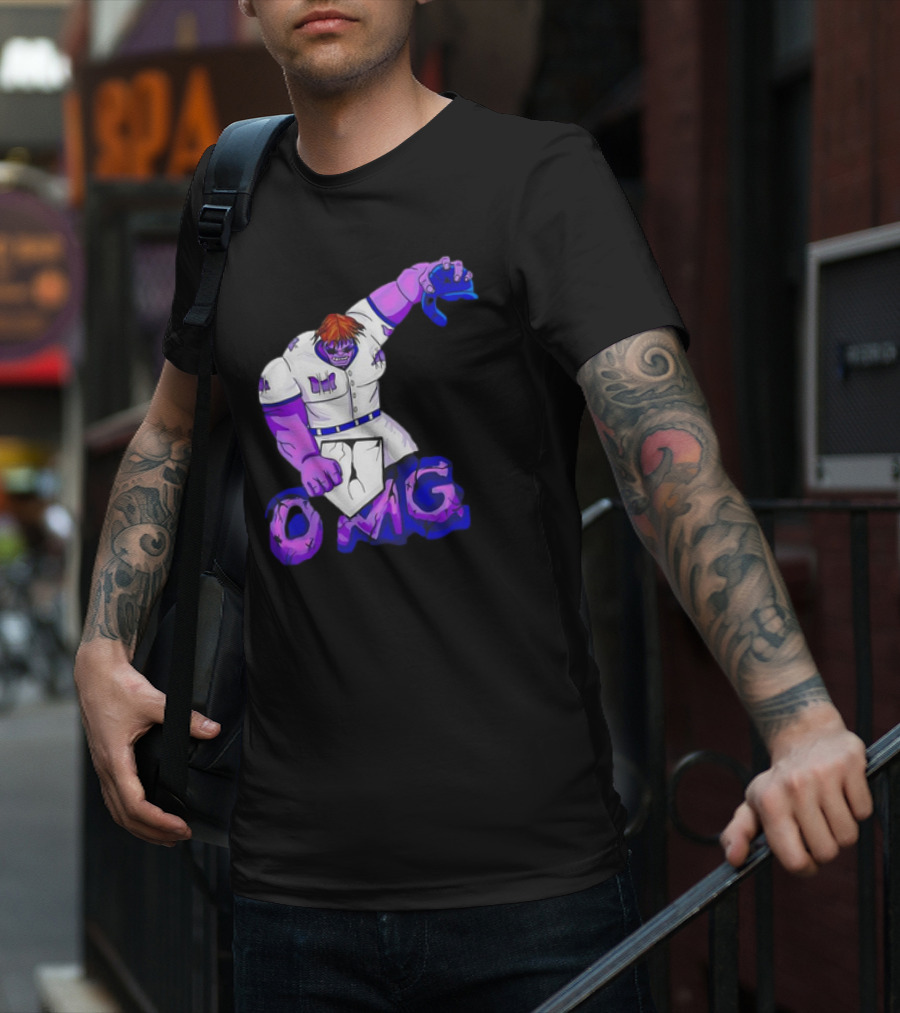 Omg New York Mets Winker Smash Postseason T-Shirt