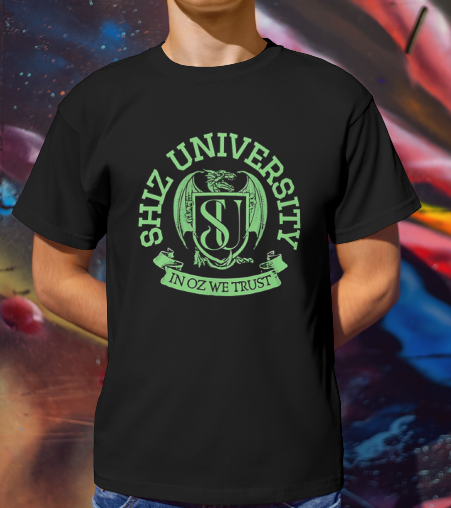 Shiz University In Oz We Trust Dragon Emblem T-Shirt