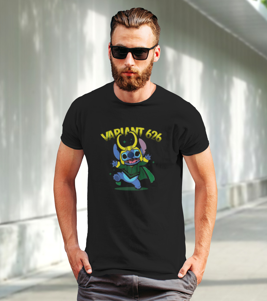 Variant 626 Cartoon Mash-Up Character With Mischievous Outfit And Horned Headpiece T-Shirt