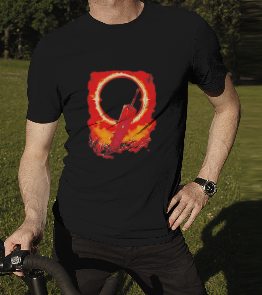 The Struggler Retro Eclipse Red Sword T-Shirt