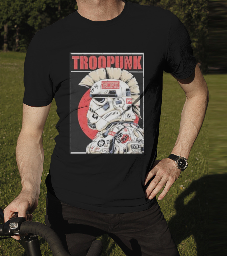 TROOPUNK NOFX Punk Rock Star Wars Stormtrooper T-Shirt