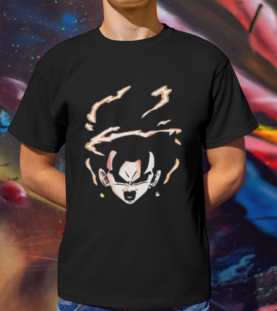 Vegito Dragon Ball Super Saiyan Fusion Face Anime T-Shirt