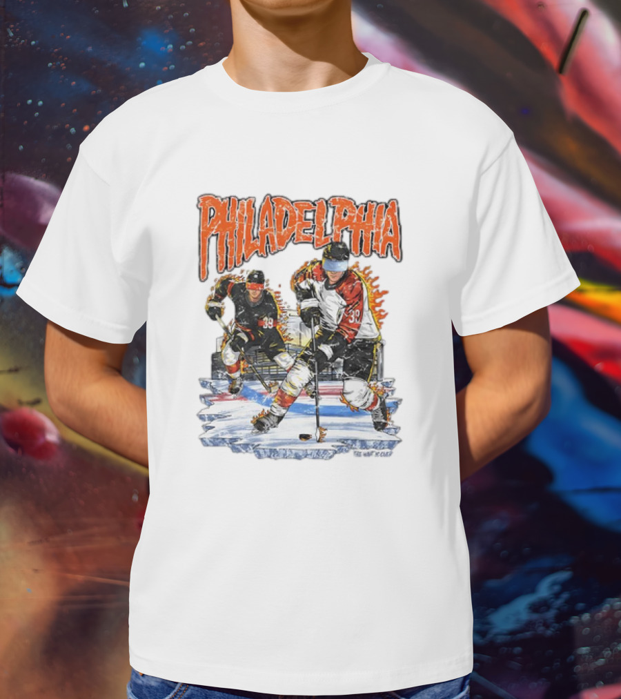 Philadelphia Flyers Hockey Matvei Michkov The Wait Is Over T-Shirt