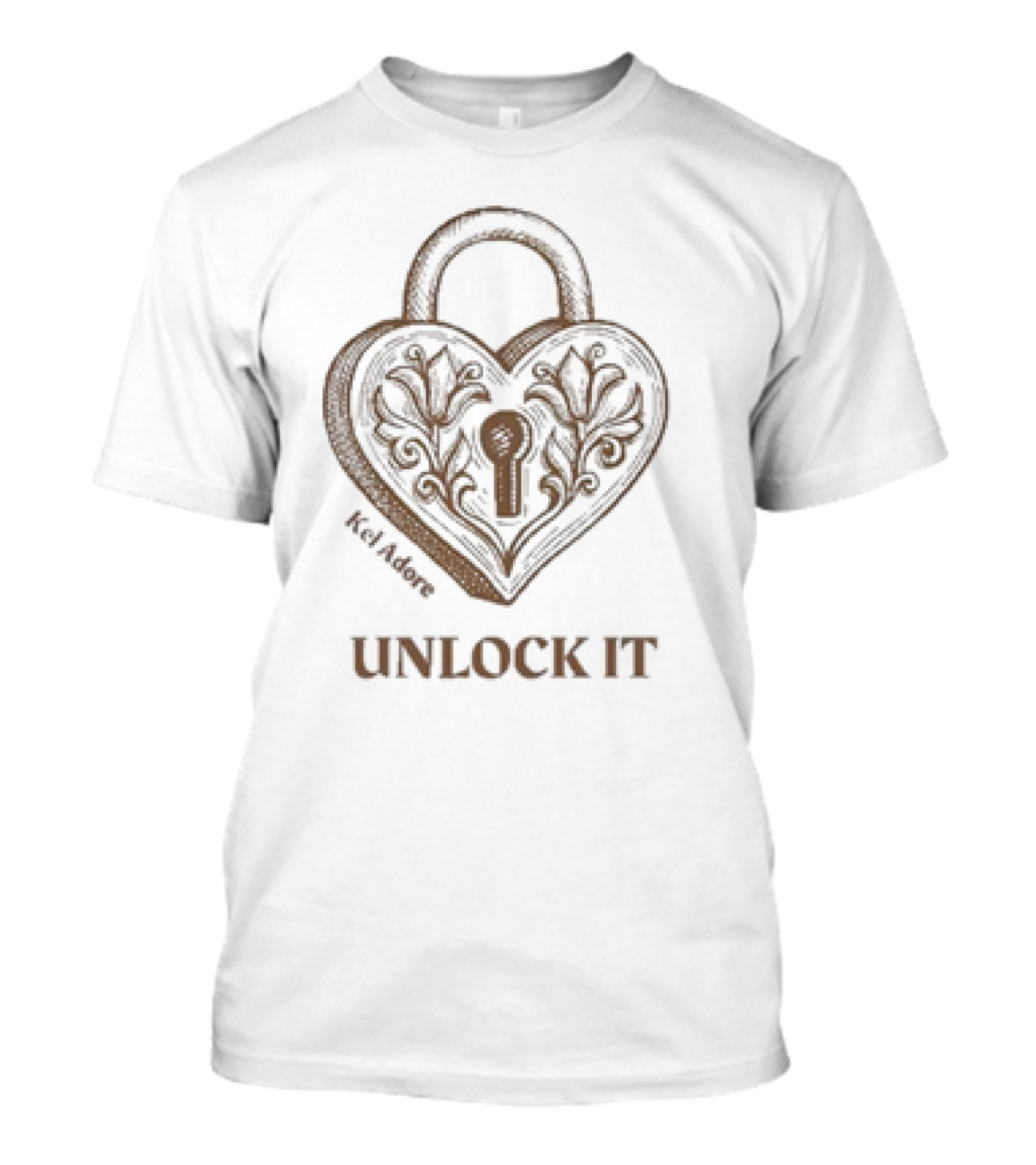 Kel Adore Unlock It Heart Padlock T-Shirt