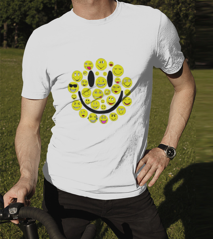 Smiles Icons Faces Collection T-Shirt