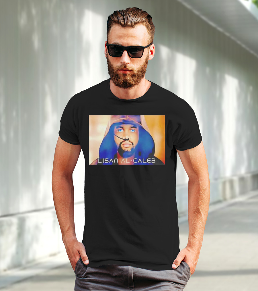 Lisan Al Caleb Blue Hooded T-Shirt
