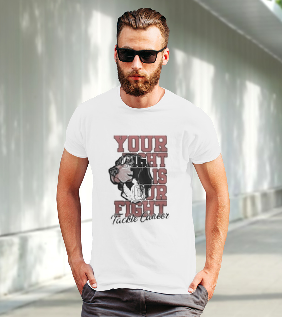 Your Fight Is Our Fight Tackle Cancer Tennessee Volunteers T-Shirt