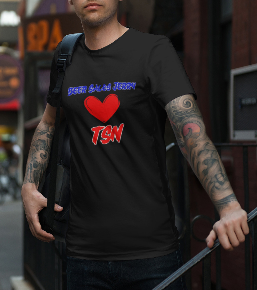 Beer Sales Jerry Love Heart TSN T-Shirt