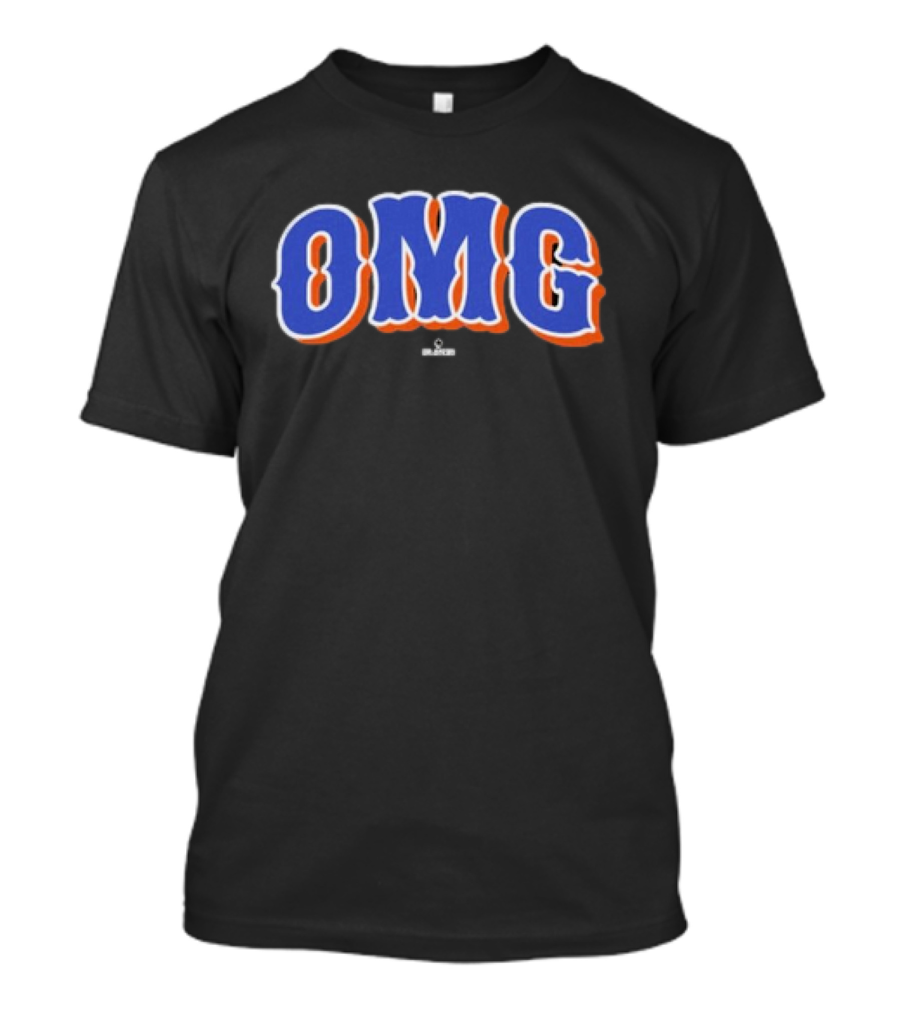 New York Mets OMG Retro Classic Blue Orange T-Shirt