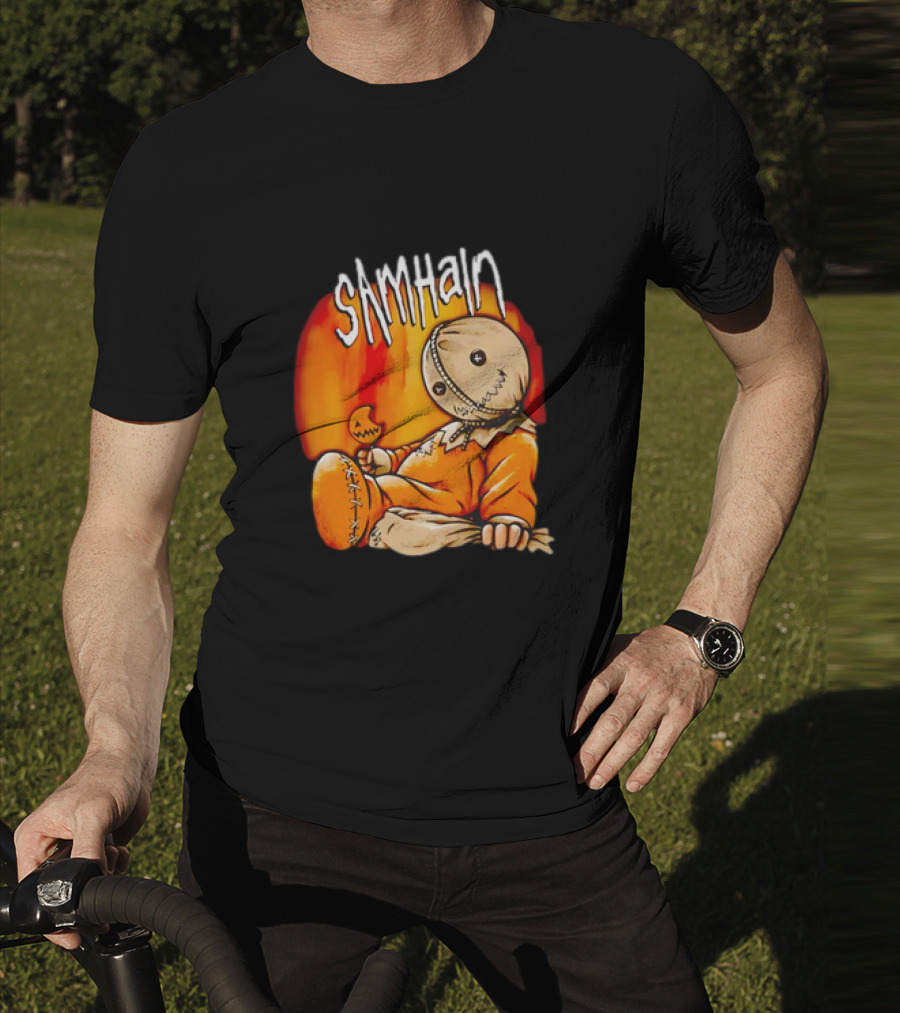 Samhain Trick 'r Treat Sam Korn's Issues Album Mashup T-Shirt