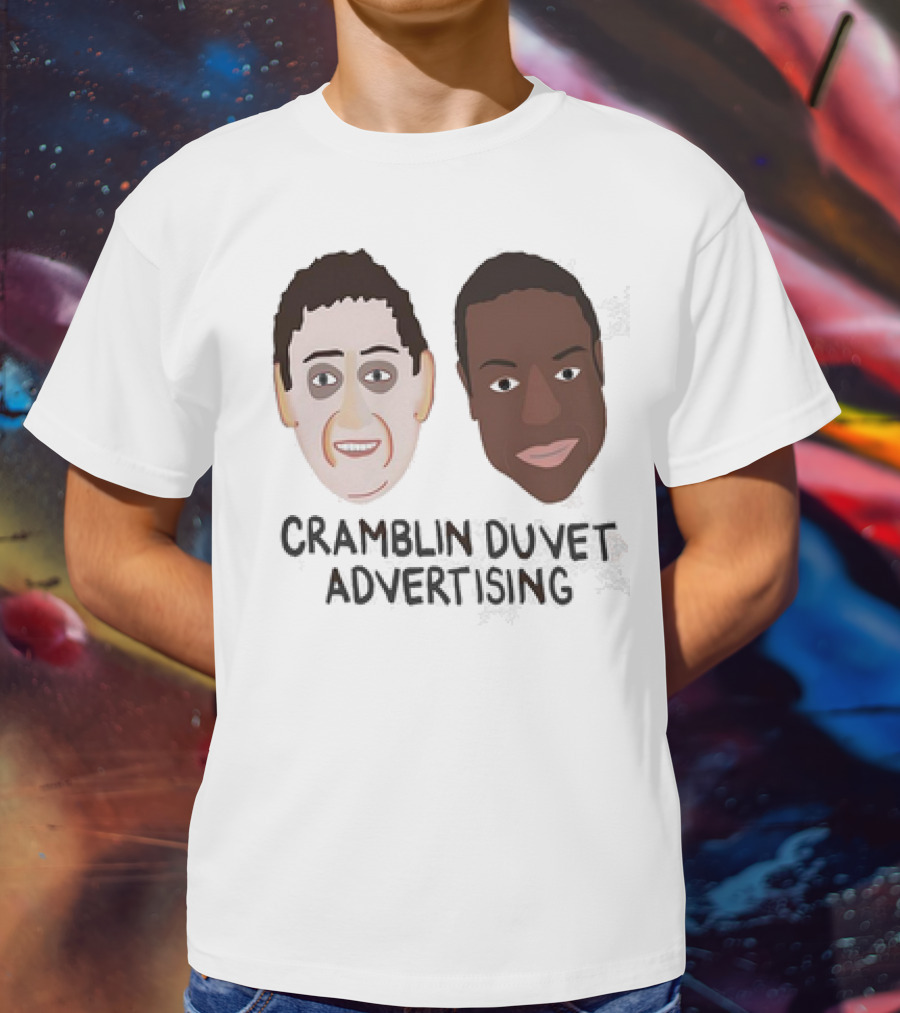 Cramblin Duvet Advertising Faces T-Shirt