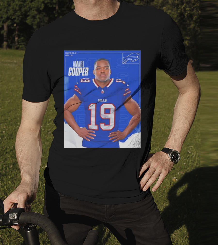 Amari Cooper Buffalo Bills NFL Football Player Card T-Shirt