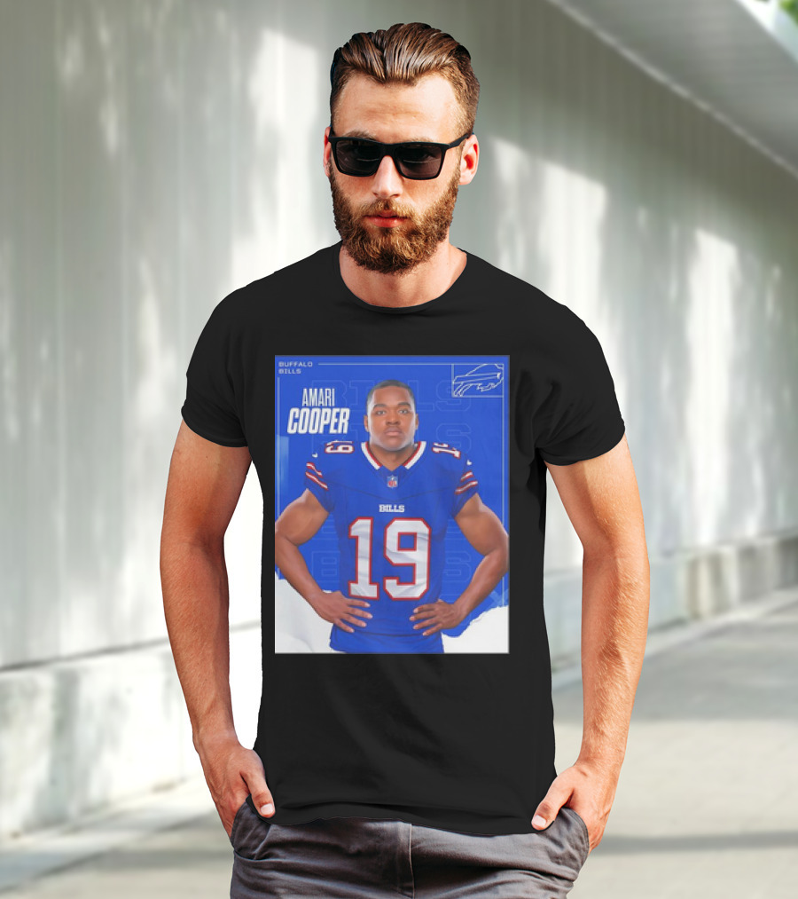 Amari Cooper Buffalo Bills NFL Football Player Card T-Shirt