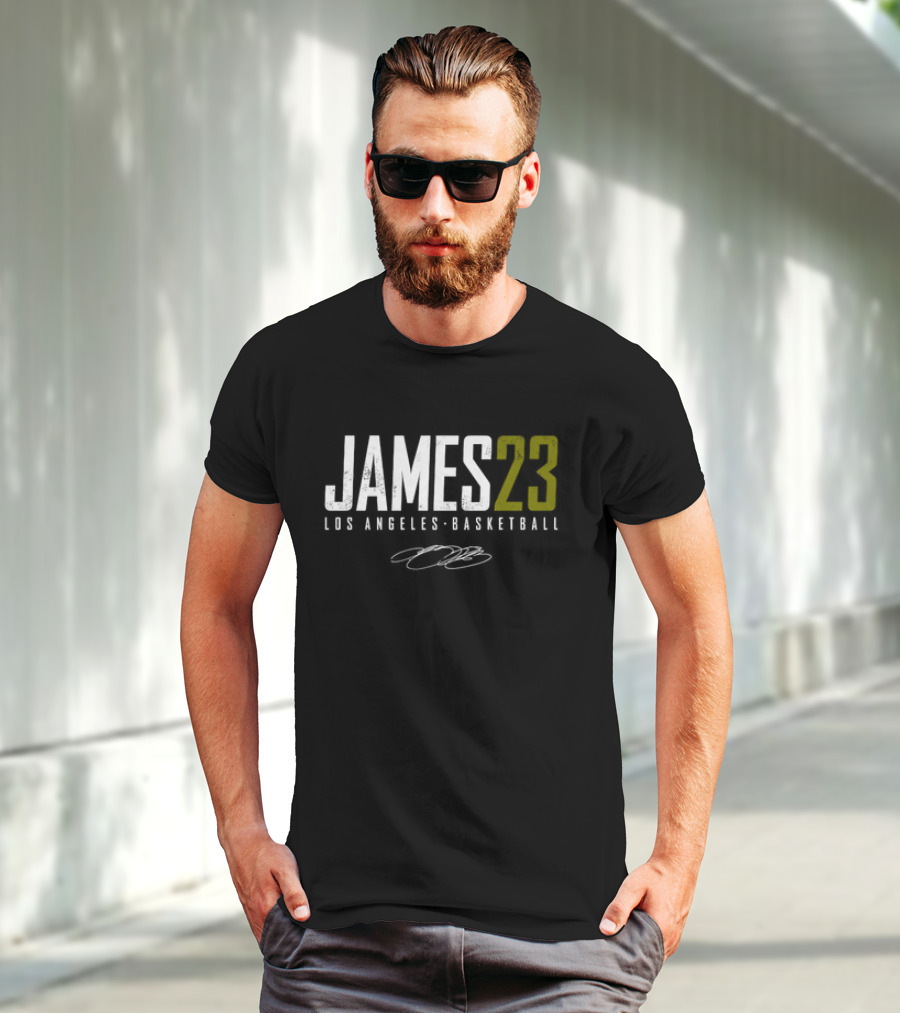 LeBron James Los Angeles Basketball James23 Signature T-Shirt