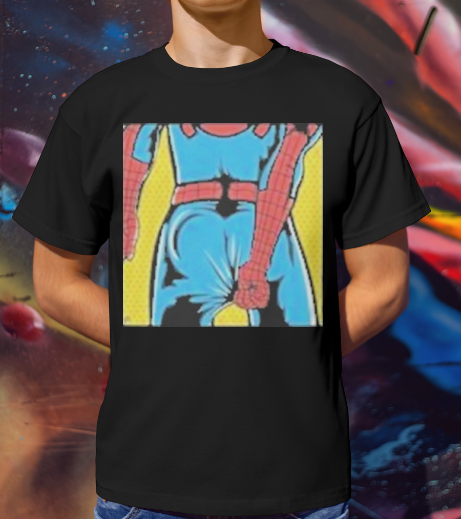 Spider-Man Suit Tightness Issue Visual Pop T-Shirt