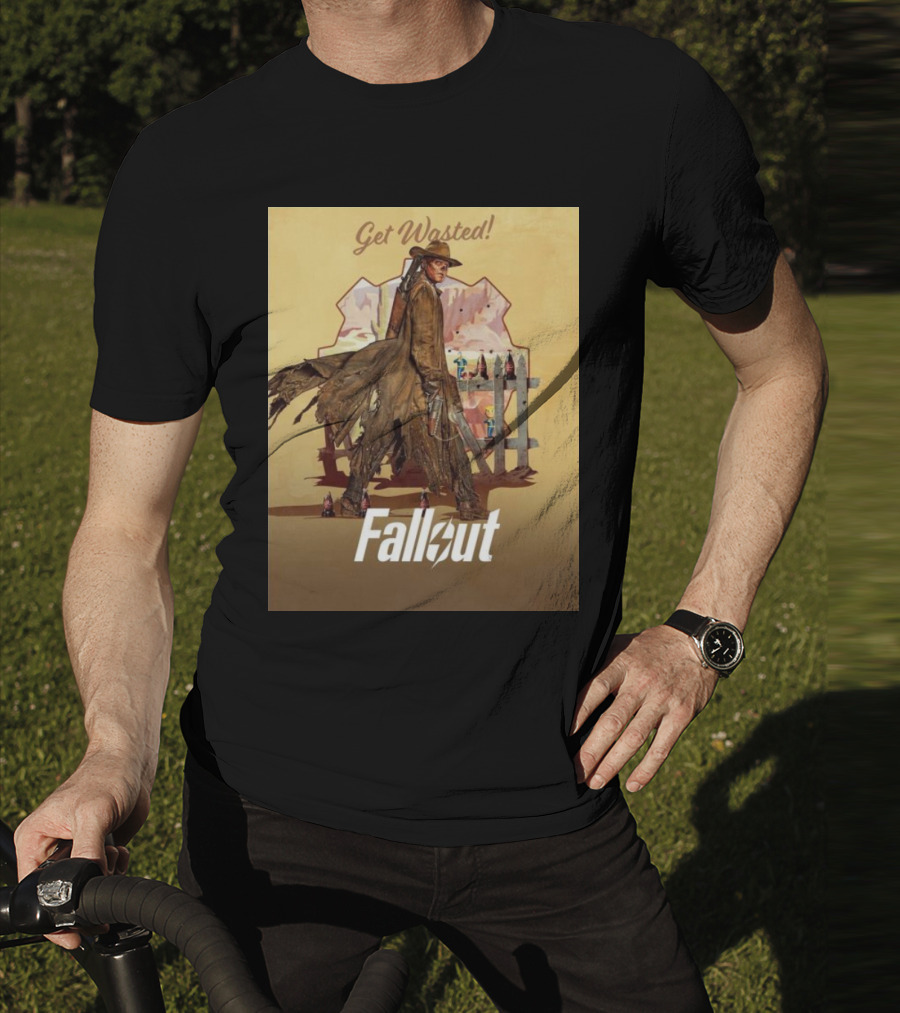 Get Wasted Fallout Series Western Theme Premieres April 12 On Prime Video T-Shirt