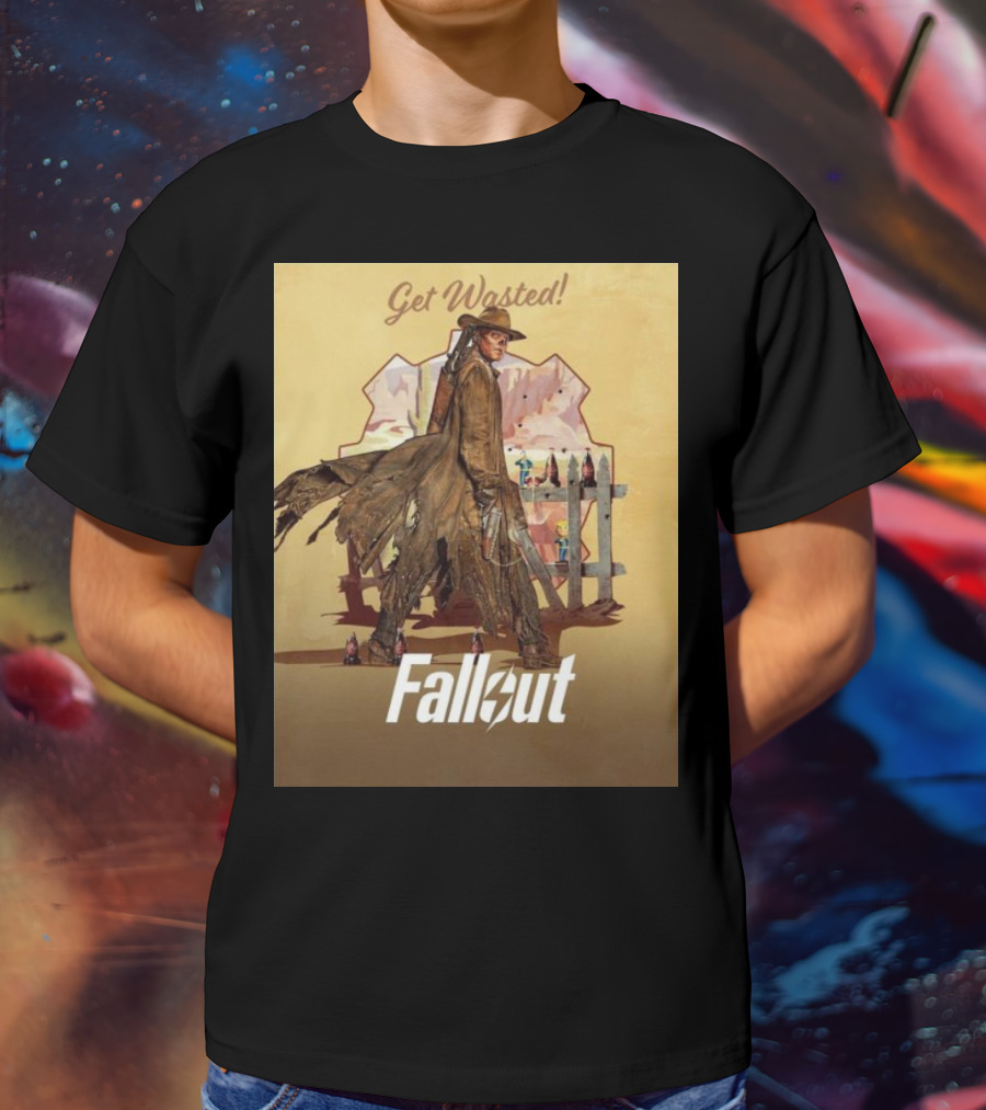 Get Wasted Fallout Series Western Theme Premieres April 12 On Prime Video T-Shirt