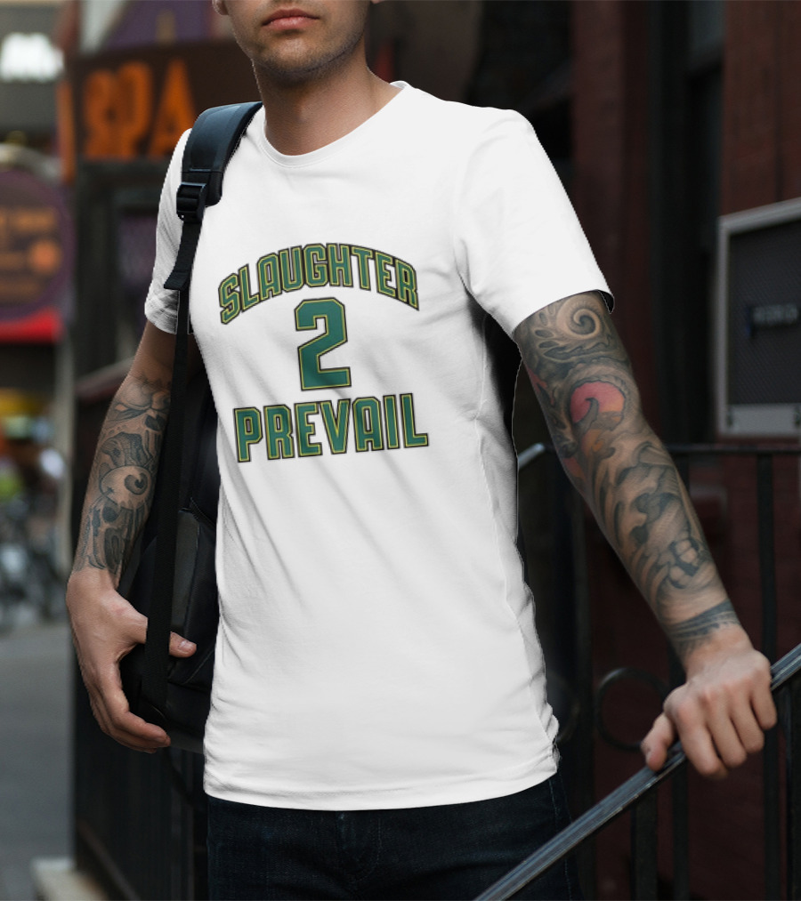 Slaughter 2 Prevail Hockey Jersey Number T-Shirt