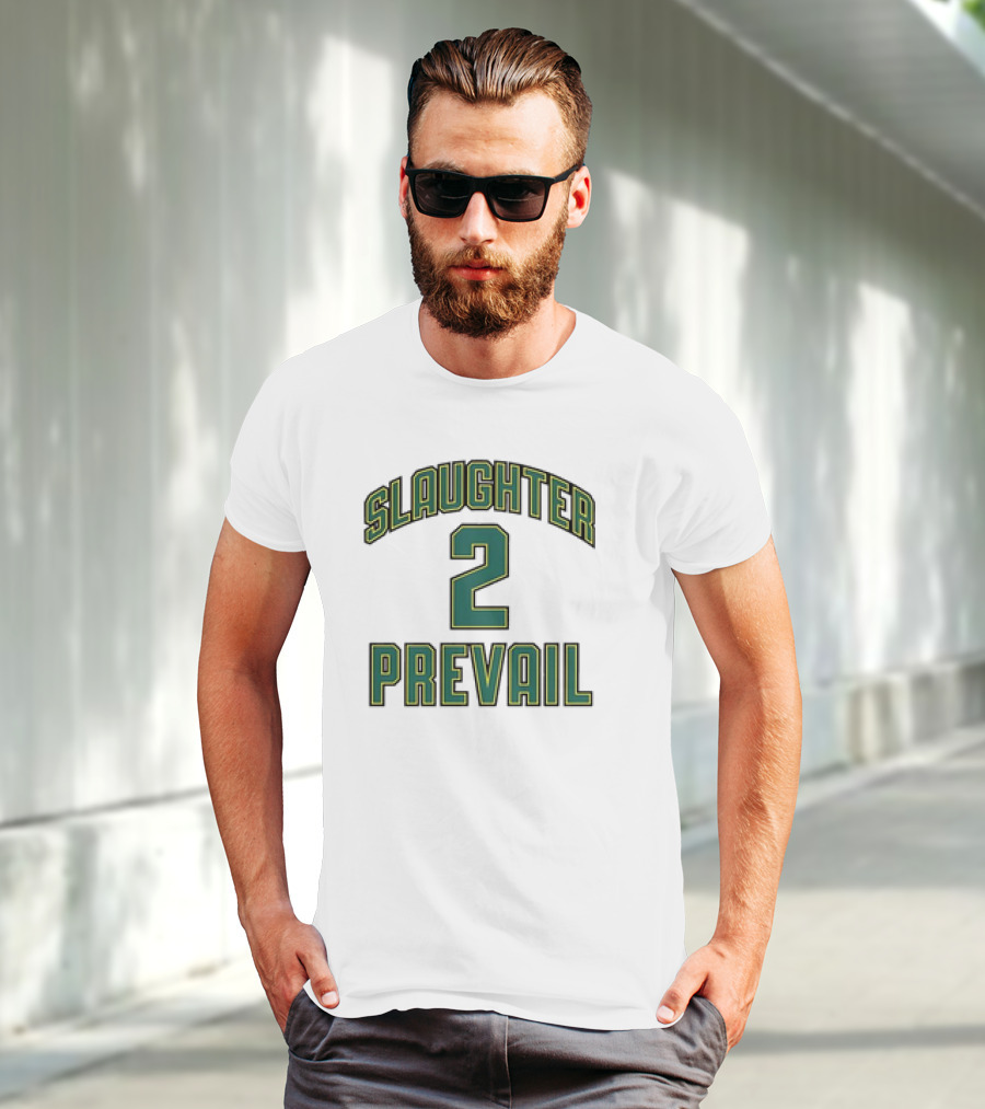 Slaughter 2 Prevail Hockey Jersey Number T-Shirt