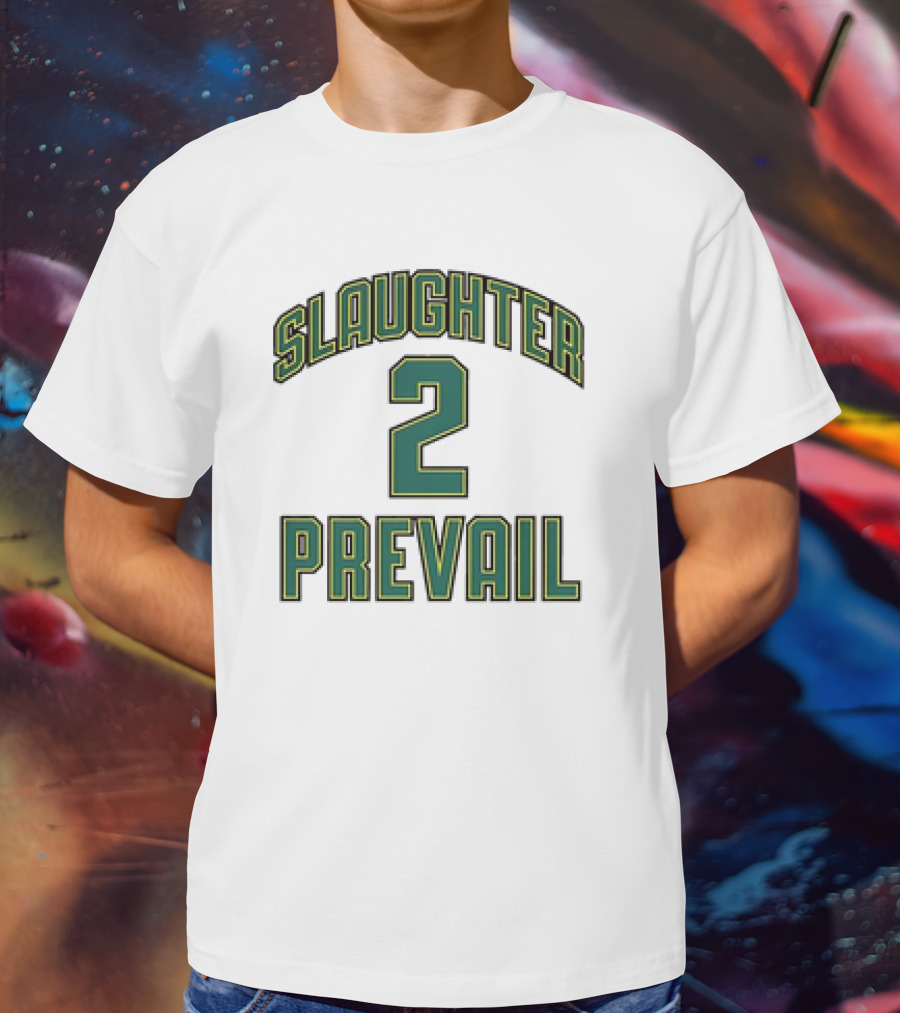 Slaughter 2 Prevail Hockey Jersey Number T-Shirt