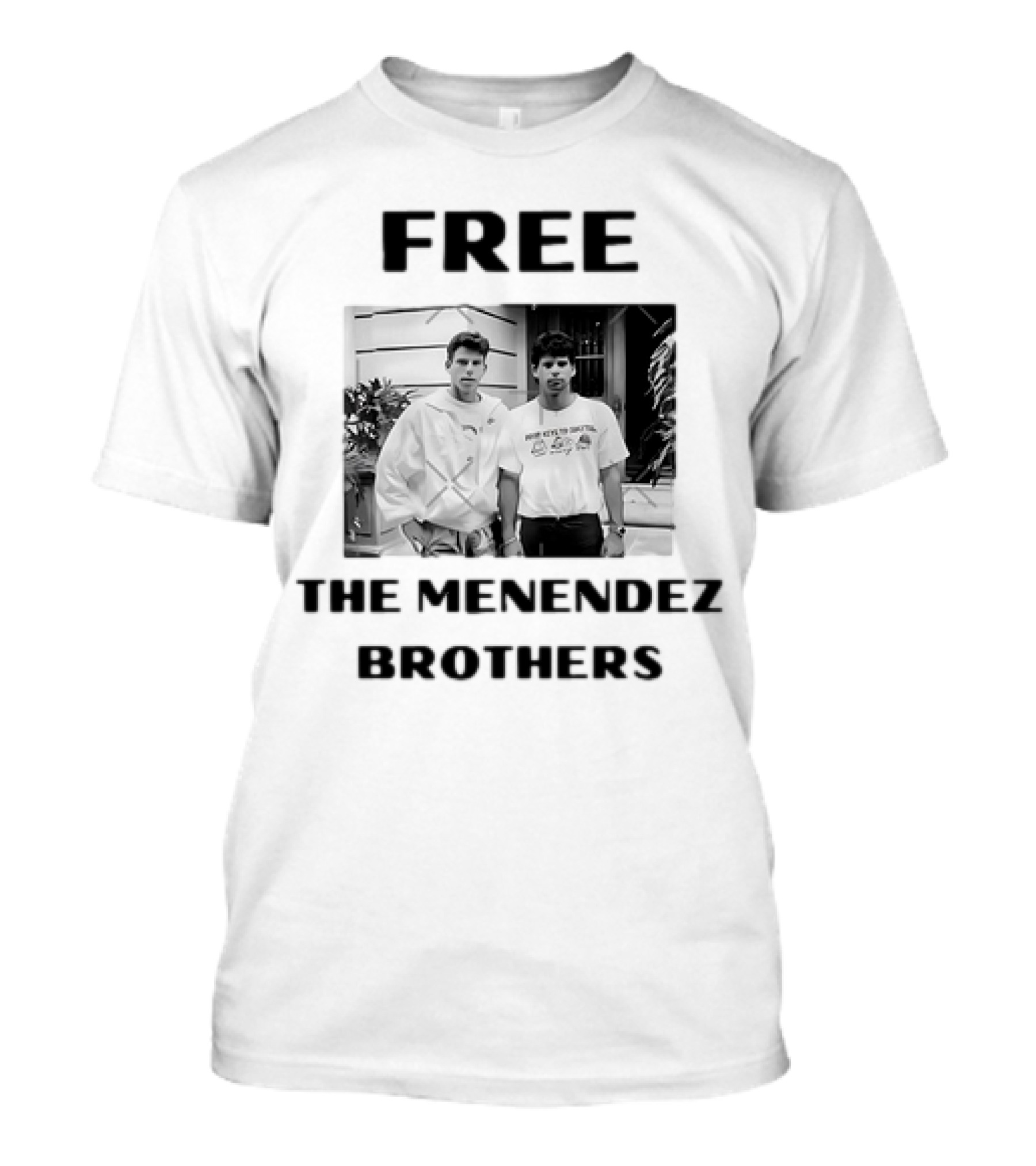 Free The Menendez Brothers Photo T-Shirt